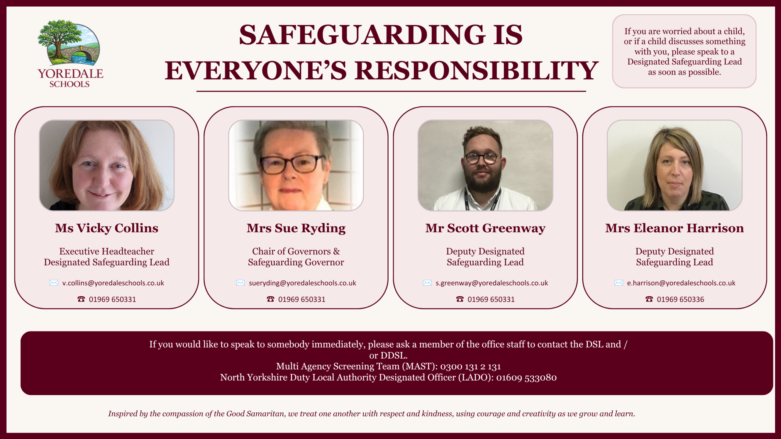 Yoredale Safeguarding